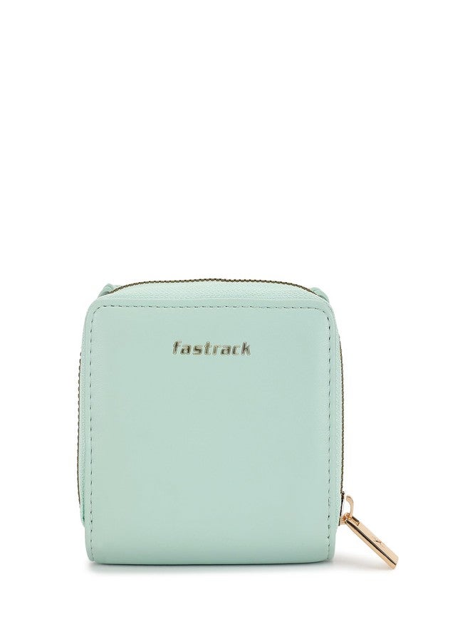 Fastrack Women's Mini Organizer Wallet | Flap Closure, Tri-Fold Design, Zip Coin Pocket, Card & Cash Slots | Compact & Organized | 6 Months Warranty - Image 5